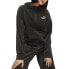 Фото #3 товара Puma Essentials Elevated Velour FullZip Hoodie Womens Black Casual Outerwear 675