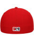 Фото #3 товара Men's Red Louisville Bats Authentic Collection Road 59FIFTY Fitted Hat