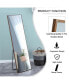 Фото #6 товара Full-Length Wood Frame Mirror, Floor or Wall Mount 60"x17"