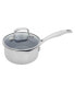 Фото #8 товара Henckels Clad H3 Stainless Steel Ceramic Nonstick 10 Piece Cookware Set