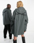 Фото #4 товара Rains – 12010 – Kurze, wasserdichte Unisex-Jacke in Schiefergrau