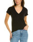 Фото #1 товара Atm Anthony Thomas Melillo V-Neck T-Shirt Women's Black S