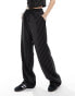 Reclaimed Vintage pull on tailored straight leg pinstripe trouser with satin waistband detail