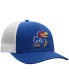 Фото #4 товара Men's Royal, White Kansas Jayhawks Trucker Snapback Hat