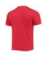 ფოტო #2 პროდუქტის Men's John Collins & Trae Young Heathered Red Nba Jam Tri-Blend T-shirt