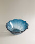 Flower glass bowl