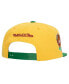 ფოტო #2 პროდუქტის Men's Yellow, Green Los Angeles Dodgers Hometown Snapback Hat