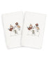 Christmas Snow Family 100% Turkish Cotton 2-Pc. Hand Towel Set