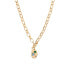 Фото #2 товара Rainbow 18K Gold Plated Nugget Toggle Necklace