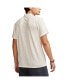 Фото #2 товара Men's Burnout Slub Jersey Johnny Collar Polo Shirt