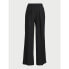 Фото #3 товара Scoop High Waist Pleated Wide Leg Crepe Pants Women's Pullon Black Size 14