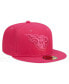 Фото #3 товара Men's Pink Tennessee Titans Color Pack 59FIFTY Fitted Hat