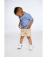 ფოტო #3 პროდუქტის Boy Stretch Twill Short Beige - Toddler Child