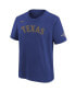 Big Boys and Girls Marcus Semien Blue Texas Rangers 2024 Gold Collection Name Number T-Shirt