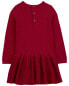 Toddler Cable Knit Sweater Dress 5T