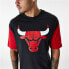 Men’s Short Sleeve T-Shirt New Era NBA Colour Insert Chicago Bulls Black