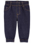 Фото #7 товара Baby Pull-On Faux Denim Pants 18M