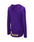 Фото #2 товара Women's Purple ECU Pirates My Lover Lightweight Hooded Long Sleeve T-shirt