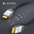 Фото #5 товара Кабель DisplayPort-HDMI Sonero 3 м - мужской - прямой