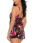 ფოტო #3 პროდუქტის Women's Flutter Willow V-Neck Swimdress