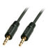 Lindy Audio Cable 3.5 mm Stereo/1m - 3.5mm - Male - 3.5mm - Male - 1 m - Black