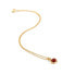 Gemstones DP1001 Delicate Diamond Agate Necklace (Chain, Pendant)