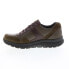 Фото #10 товара Sano by Mephisto Amory Mens Brown Leather Lace Up Lifestyle Sneakers Shoes