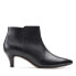 Фото #1 товара Clarks Linvale Judith 26156804 Womens Black Leather Ankle & Booties Boots