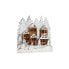Фото #1 товара Декоративная фигура Krist+ Городок Белый Коричневый Деревянный 44 x 44,7 x 6 см Рождество