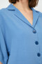 Kadın Mavi V Yaka Gömlek 0YAK68020CW