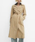 Фото #1 товара Women's Flowy Lapel Trench Coat