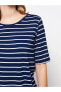 Фото #3 товара Футболка LC Waikiki Striped Neckline Short Sleeve