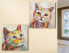 2tlg. Handbemaltes Gemälde "Katzen"