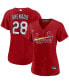ფოტო #1 პროდუქტის Women's Nolan Arenado Red St. Louis Cardinals Alternate Replica Player Jersey
