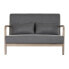 Фото #3 товара Двухместный диван DKD Home Decor Темно-серый древесина каучукового дерева 122 x 85 x 74 cm