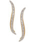 ფოტო #1 პროდუქტის Diamond Ear Crawlers (1/10 ct. t.w.) in Sterling Silver