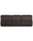 Фото #11 товара Dextan Leather 3-Pc. Sofa with 3 Power Recliners, Created for Macy's