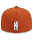 Фото #3 товара Men's Rust, Black Chicago Bulls Two-Tone 59FIFTY Fitted Hat