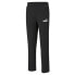 Фото #1 товара Puma Essentials Logo Pants Mens Black Casual Athletic Bottoms 846822-01