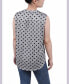 ფოტო #2 პროდუქტის Petite Sleeveless Knit Y-neck Top