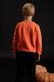 Фото #4 товара Erkek Çocuk Halloween Temalı Hologram İskelet Baskılı Sweatshirt