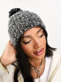 Фото #1 товара The North Face Cozy chunky knit bobble hat in black