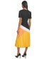 Фото #6 товара Women's Pleated-Skirt Midi Dress