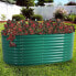 Фото #2 товара Galvalume Steel Oval Raised Garden Bed - Green - 79 in x 32 in