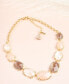 Gold-Tone Pavé & Stone 16" Statement Necklace