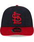 Фото #2 товара Men's Navy St. Louis Cardinals 2024 Batting Practice Low Profile 9FIFTY Snapback Hat