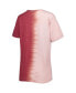 ფოტო #3 პროდუქტის Women's Cardinal Distressed Arkansas Razorbacks Find Your Groove Split-Dye T-shirt