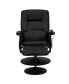 Фото #2 товара Massaging Multi-Position Recliner With Deep Side Pockets And Ottoman With Wrapped Base