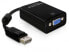 Фото #3 товара Delock 61848 - 0.125 m - VGA (D-Sub) - DisplayPort - Male - Female - Black