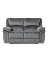 Фото #2 товара White Label Andes 65" Double Reclining Loveseat